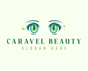 Anime Eye Beauty logo design