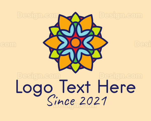 Moroccan Floral Tile Logo