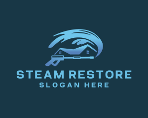 Pressure Wash Cleaning logo design