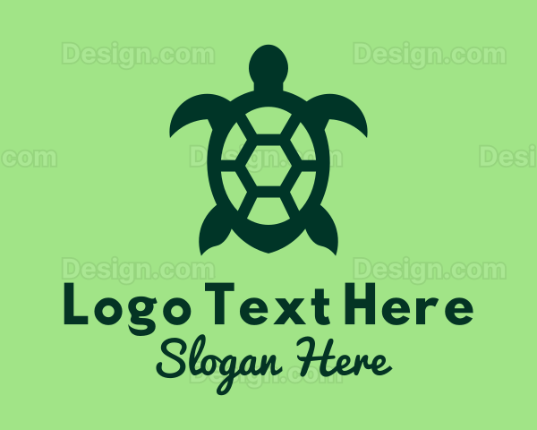 Green Sea Turtle Logo