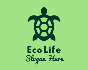 Green Sea Turtle  logo design