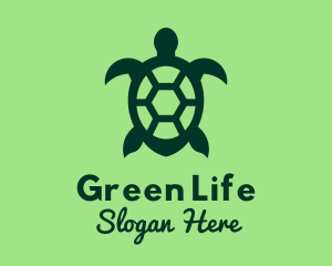 Green Sea Turtle  logo design