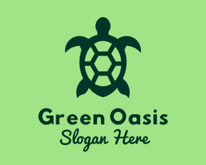 Green Sea Turtle  logo design