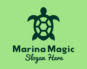 Green Sea Turtle  logo design