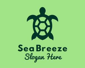 Green Sea Turtle  logo design