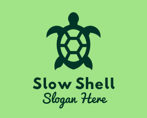 Green Sea Turtle  logo design