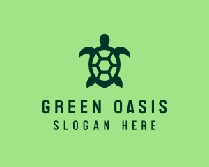 Green Sea Turtle  logo design