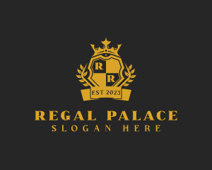 Regal Monarchy Royal Shield  logo design