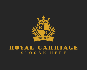 Regal Monarchy Royal Shield  logo design