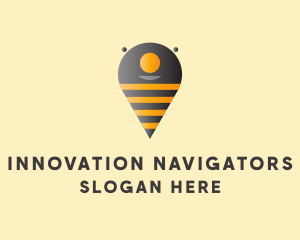 Bee Location Finder logo design