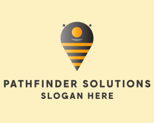 Bee Location Finder logo design