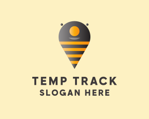 Bee Location Finder logo design