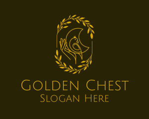 Golden Yellow Bird logo design