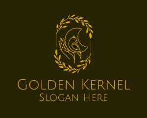 Golden Yellow Bird logo design