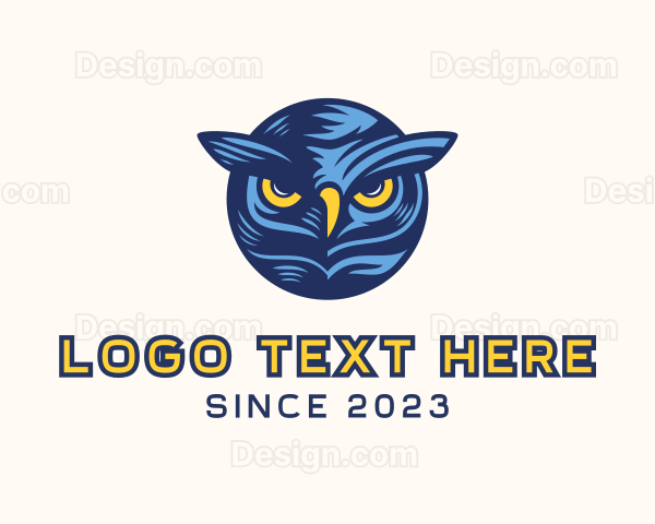 Owl Bird Nocturnal Logo