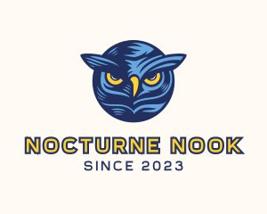 Owl Bird Nocturnal logo design