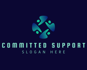 People Support Group logo design