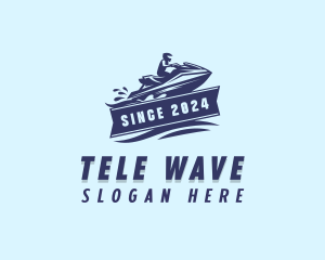 Jetski Wave Center logo design