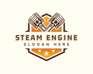 Piston Engine Mechanic logo design