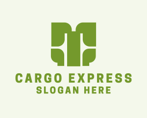 Transport Metro Freight logo design