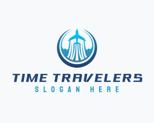 Airplane Travel Pilot logo design