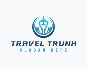 Airplane Travel Pilot logo design