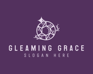 Crystal Sparkle Gem logo design