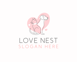 Love Pet Veterinary logo design