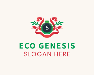 Eco Bamboo Ribbon logo design