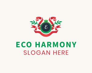 Eco Bamboo Ribbon logo design