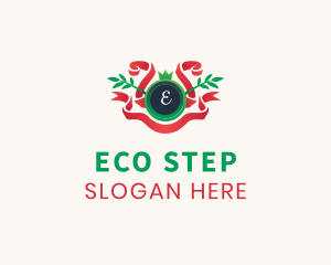 Eco Bamboo Ribbon logo design