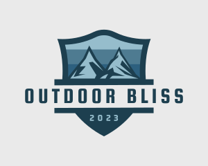 Outdoor Mountain Summit logo design