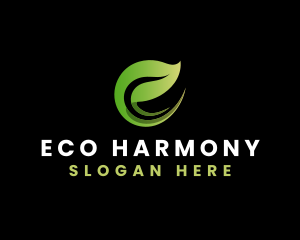 Eco Leaf Herbal logo design