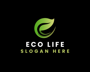 Eco Leaf Herbal logo design