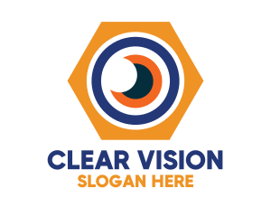Hexagon Optical Eye  logo