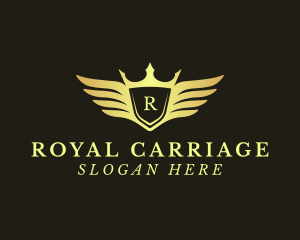 Golden Royal Wings logo design