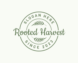 Organic Agriculture Wheat logo design