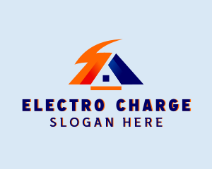 Home Electrical Lightning logo design