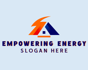 Home Electrical Lightning logo design