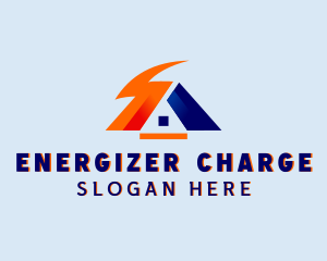 Home Electrical Lightning logo design