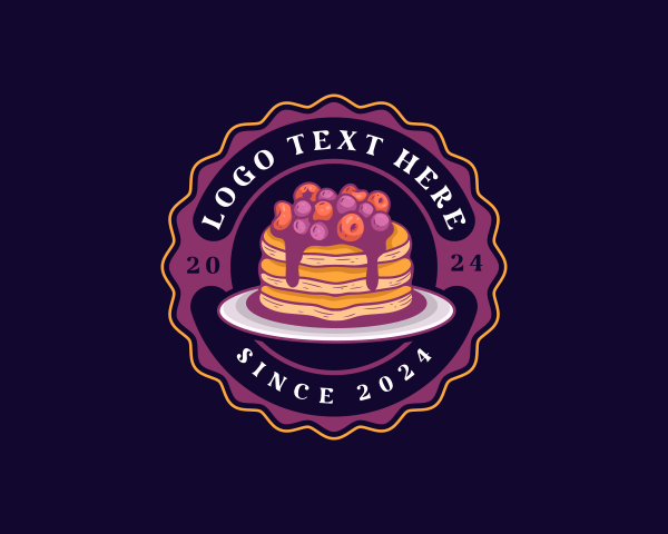 Pancakes logo example 1