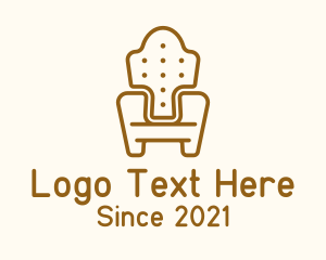 Brown Cushion Armchair logo