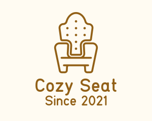 Brown Cushion Armchair logo