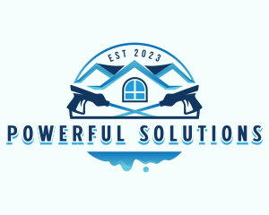 Roof Pressure Washer logo design