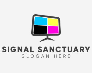 Television Display Screen logo