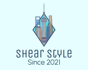 Shanghai City Metropolis logo design