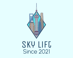 Shanghai City Metropolis logo design