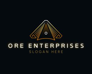 Premium Pyramid Triangle logo design