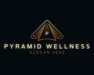 Premium Pyramid Triangle logo design