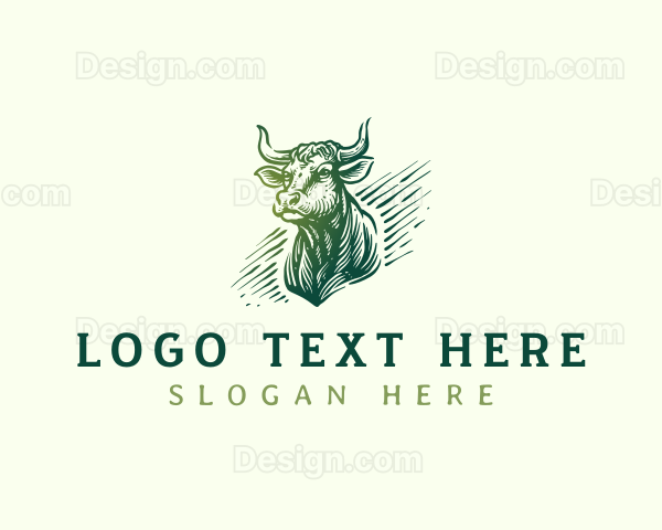 Livestock Cow Cattle Logo